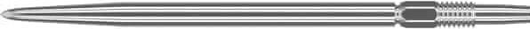 Target Swiss Silberne Spitzen 40mm