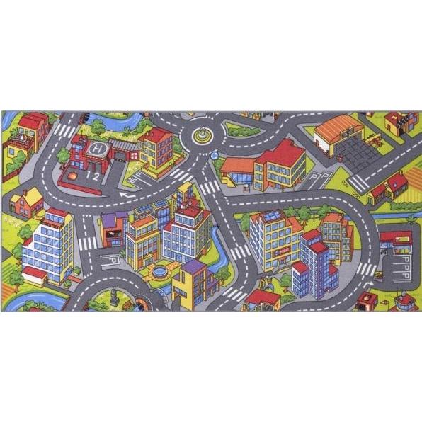 Associated Weavers, Tappeto per bambini, Bil Legetaeppe SMART CITY 95 x 200 cm