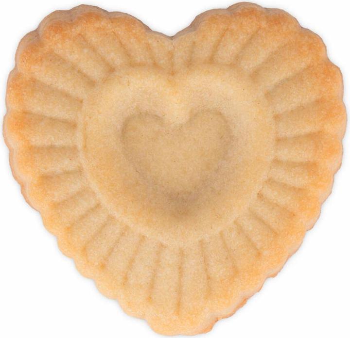 Actual product image Städter Cookie Cutter with Ejector Heart Curled