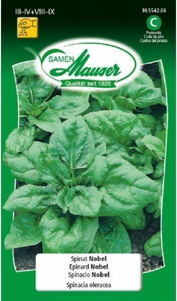 Image du produit Samen Mauser Spinat Nobel (Graines de légumes)