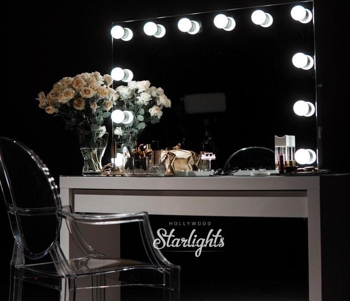 Produktbild Hollywood Starlights Schminkspiegel (100 x 70 cm)