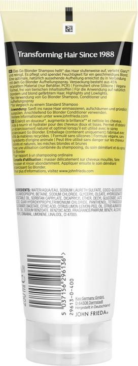 Produktbild John Frieda Go Blonder Aufhellender Conditioner 250ml (250 ml)