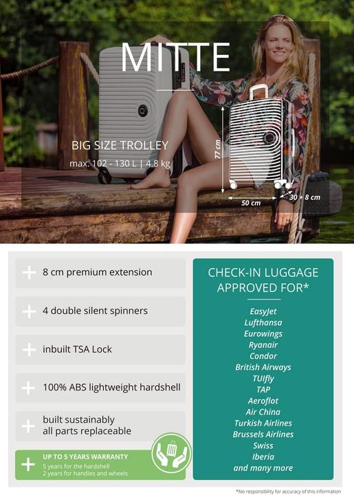 Image du produit Hauptstadtkoffer Mitte - Grosser Koffer Hartschale (130 l)