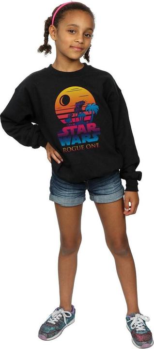 Produktbild Star Wars Rogue One Logo Sunset Sweatshirt Mädchen (128)