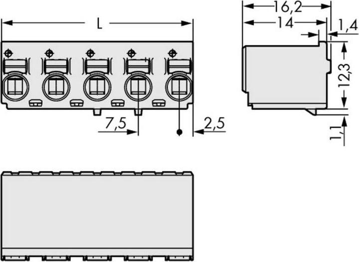 Immagine prodotto Wago Connettore multipoint femmina a 1 filo
