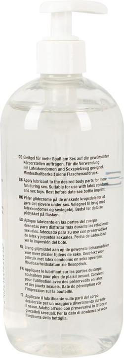Nährwerte und Zutaten Just Glide Anal (500 ml)