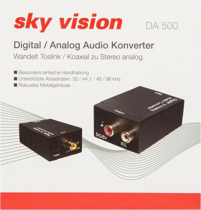 Immagine prodotto Sky Vision DA 500 Convertitore audio digitale-analogico