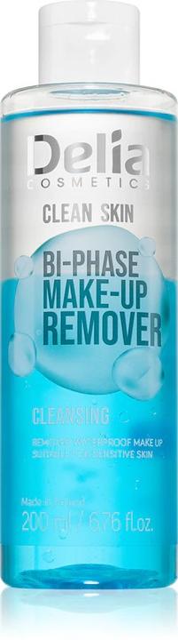 Delia Cosmetics Clean Skin - Bi-Phase Makeup Remover For Face And Eye Contour (Make-up remover, 200 ml)