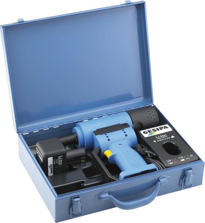 Image du produit Gesipa Outil de pose de rivets AccuBird (avec 2 batteries Li-Ion""s 1,3 Ah / 1 chargeur...