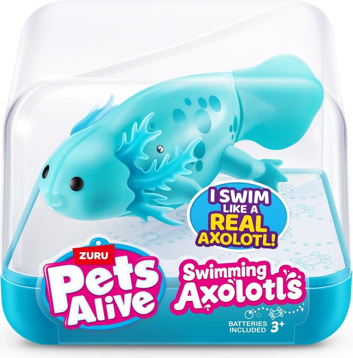 Produktbild Zuru PETS ALIVE-WATER ACTIVATED-SWIMMING AXOLOTL,S1,CUBE,UQ,12PC