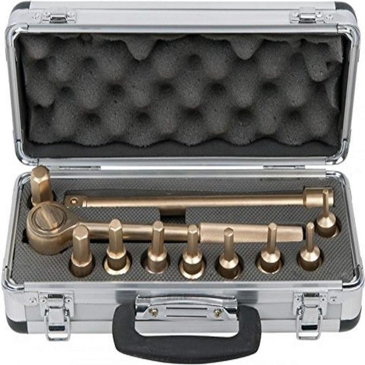 Actual product image KS Tools BRONZEplus bit socket set 1/2", 11 parts, inner hexagonal
