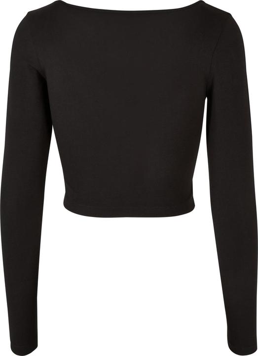 Actual product image Urban Classics 's ong seeve crop t-shirt urban cassics organic (L)