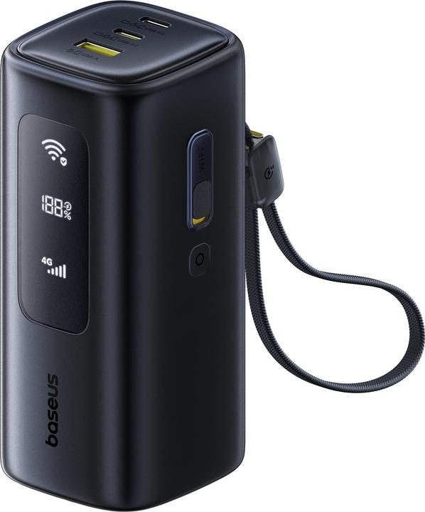 Baseus EnerGeek GX11 MiFi Power Bank 20000mAh 67W Cosmic Black (20000 mAh, 67 W)