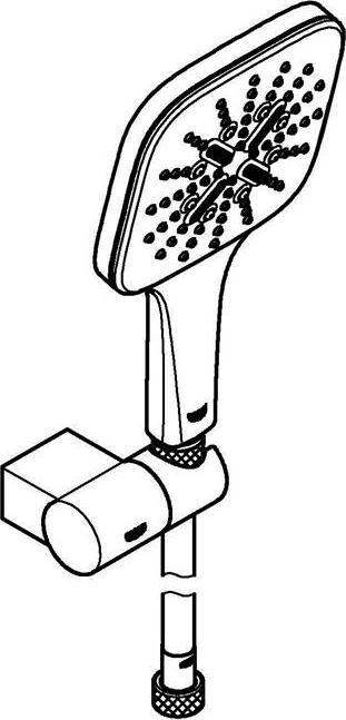 Produktbild Grohe Rainshower SmartActive 130 Cube Wandhalterset (3 Strahlarten, 9.50 l/min)