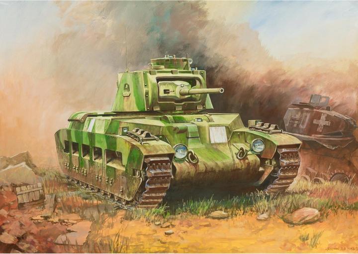 Produktbild Carson 1:100 Britischer Panzer "Matilda II"