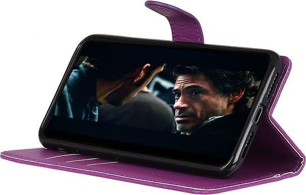 Actual product image MU Classic Litchi Leather Bookcover Series (LG V60 ThinQ 5G)