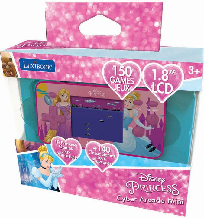 Image du produit Lexibook Disney Princess Cyber Arcade Pocket Game Console Display 1,8 pouces 150 jeux 10 Disney Princess