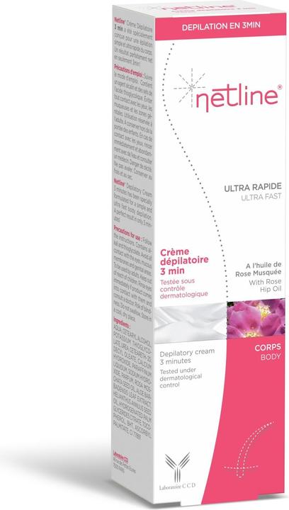 Immagine prodotto Netline Crema depilatoria per il corpo 3 minuti (125 ml, 1 x, 199 g)