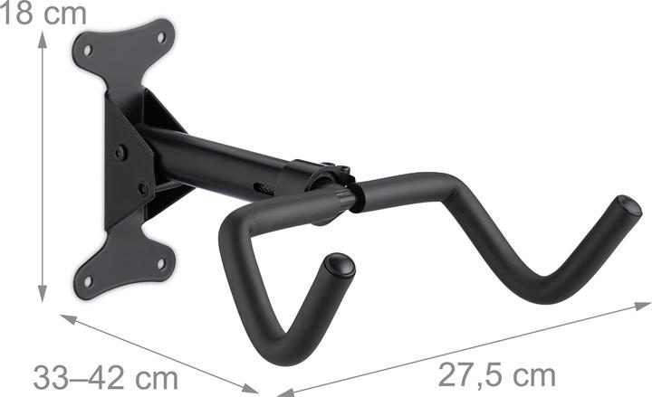 Actual product image Relaxdays Bicycle wall mount