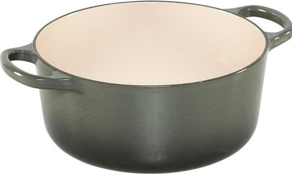 Actual product image Le Creuset Signature round roasting pan Thyme, ø24cm (24 cm, Casserole + Stewpot, Cast iron)