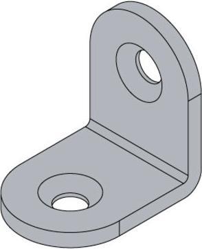 Immagine prodotto Hettich Stuhlwinkel 20 x 20 x 15 mm, schwarz, 10 (10 pz.)