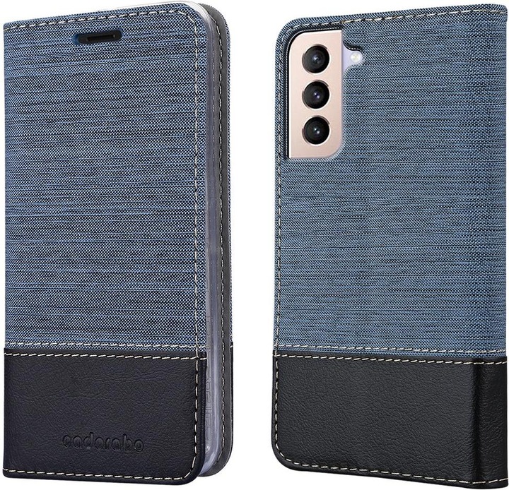 Produktbild Cadorabo Book Jeans Optik Cover (Samsung Galaxy S21+)