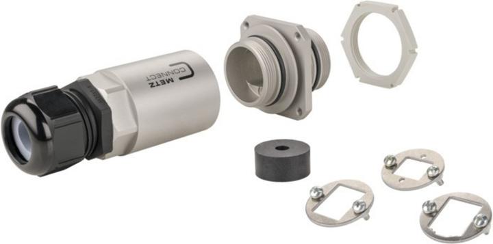 Metz Connect IP69k protective housing set Panel feed-through