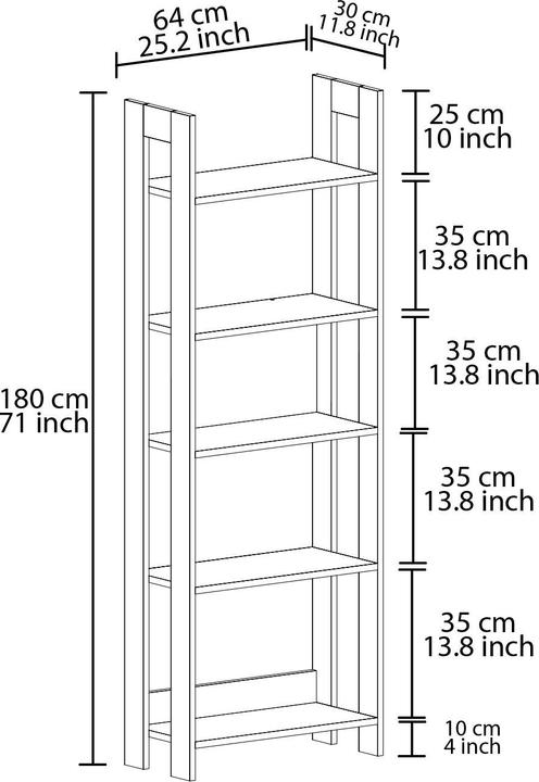 Immagine prodotto Homitis Country (64 x 30 x 180 cm)