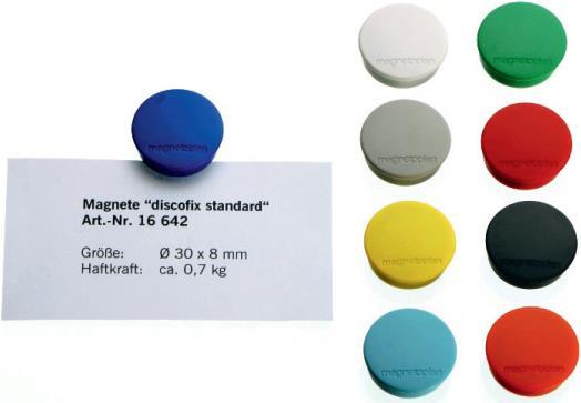 Actual product image Magnetoplan Discofix Standard - Holding magnet (4 x)