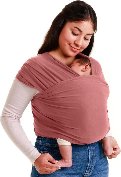 Produktbild Milkii Baby Tragetuch aus Baumwolle, Rosa (4.30 m)
