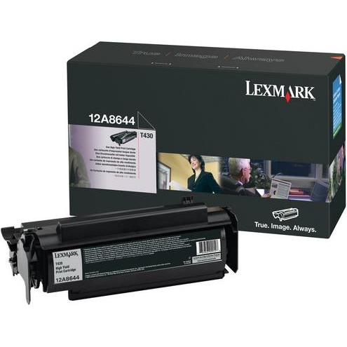 Lexmark, Toner, 12a8644k (BK)