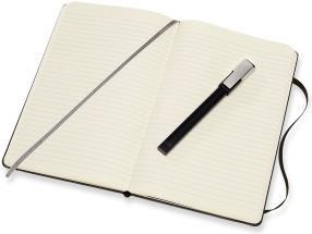 Produktbild Moleskine Set Notizbuch, Large/A5, schwarz + Kugelschreiber (A5, Liniert, Harter Einband)
