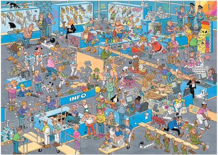 Produktbild Jumbo Jan van Haasteren - Das Renovierungsprojekt & Der Baumarkt (2x1000 Teile) (1000 Teile)