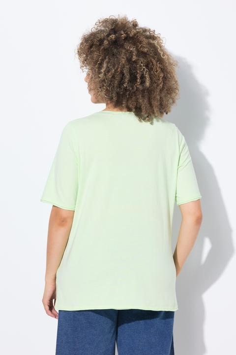 Produktbild Ulla Popken T-Shirt, Palm Springs, Classic, Rundhals, Halbarm (58)