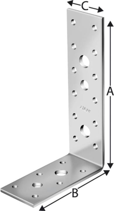Actual product image Simpson Sst Angle connector AG AG40312 91 x 119x40mm S.3 mm ETA 06/106 (Angle connector, 100 pcs.)