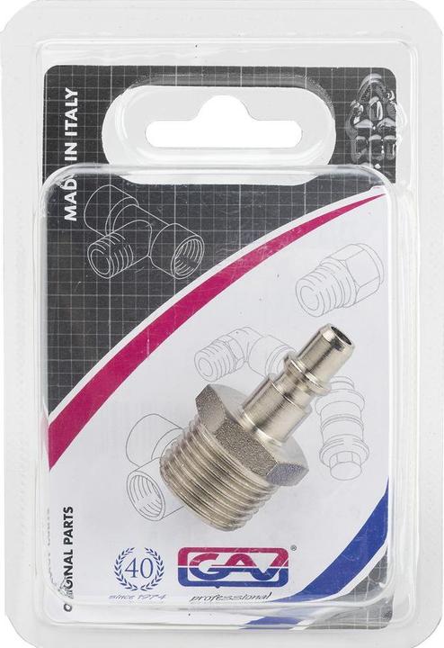 Actual product image GAV Plug nipple 1/2" male thread