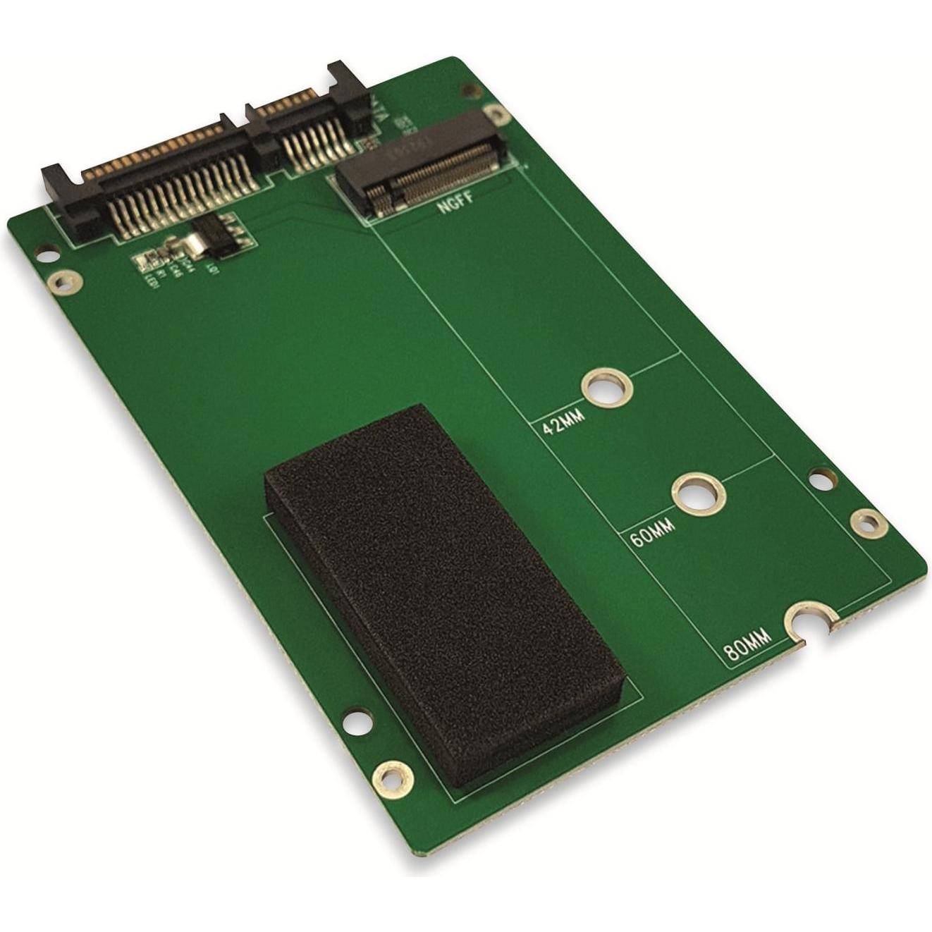 Thumbnail - LC-Power LC-ADA-M2-NB-SATA Schnittstellenkarte/Adapter Eingebaut, Kontrollerkarte