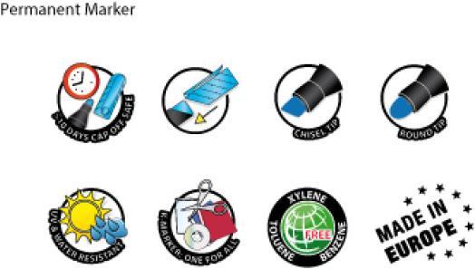 Image du produit Kores Stylo à bille (Bleu, 12x)