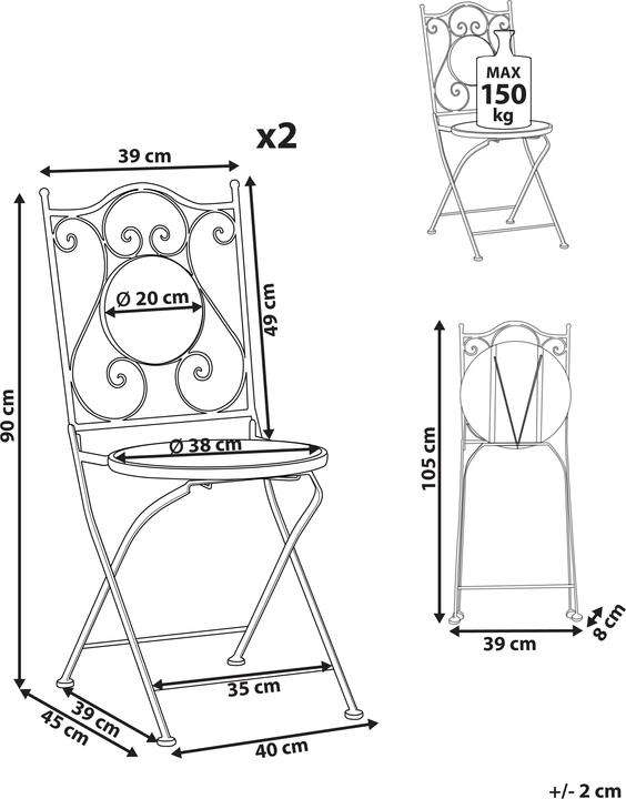 Produktbild Beliani Camprena