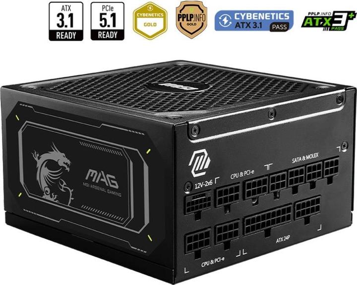 Produktbild MSI MAG A1000GL PCIE5 II (1000 W)