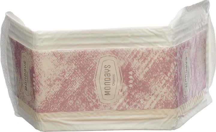 Actual product image Organic Mondays Organic pads with wings (10 x)