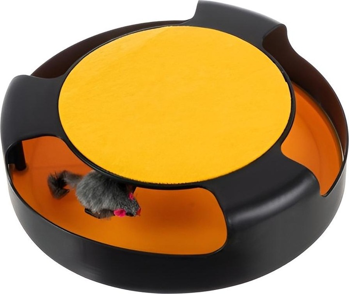 Immagine prodotto Purlov Un giocattolo per gatti: una ruota con un topolino (Catmint giocattolo)