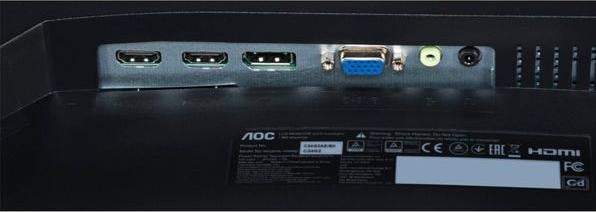 Actual product image AOC C24G2AE/BK (1920 x 1080 pixels, 23.60")