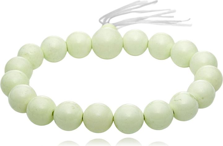 Actual product image Leyda Lemon Chrysoprase Bracelet (19 cm, Coloured stone)