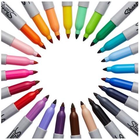 Produktbild Sharpie Fein (Grau, Mehrfarbig, 18 x)