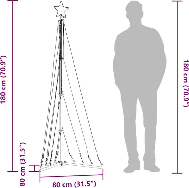 Image du produit vidaXL LED-Weihnachtsbaum