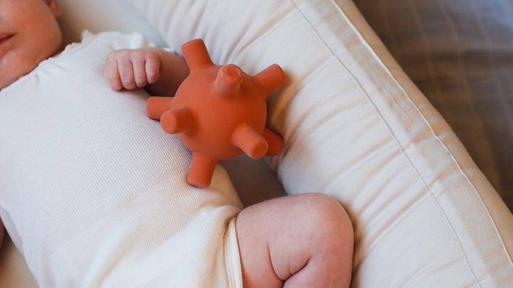 Actual product image Filibabba Motor ball - Baby sense ball rust