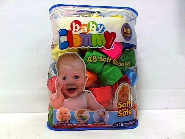 Actual product image Clementoni Baby Clemmy Soft Blocks