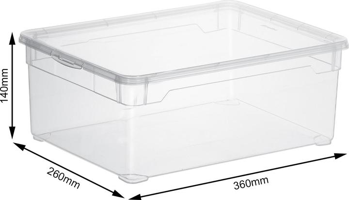 Produktbild Rotho Clear (36 x 26 x 14 cm, 10 l)