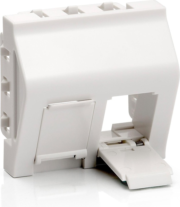 equip Unterputzdose Einsatz French 2 Keystone RAL9010